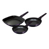 Berlingerhaus Sada pánví s titanovým povrchem 3 ks Purple Eclipse Collection steak BH-7104