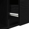 vidaXL TV stolíky 2 ks dub čierne 80x31x25,5 cm kompozitné drevo - Čierna - 253253-268891