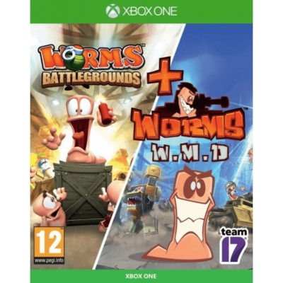 Worms Battlegrounds & Worms W.M.D Double Pack (Xbox One)