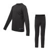 Juniorské tričko dl.rukáv + spodky SENSOR MERINO ACTIVE SET čierna 160