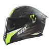 přilba N401 Crower, NOX (černá matná, žlutá fluo) 2025 XL