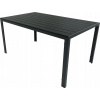 Záhradný stôl, stolík - Záhradný stolík kov Allen77 150x90 Gray Black Gr (Záhradný stolík kov Allen77 150x90 Gray Black Gr)