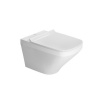 Duravit DURASTYLE WC závesné 37x54 Rimless, skryt.upevn, Biela 2551090000 2551090000
