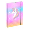 BAAGL - Dosky na školské zošity A4 Rainbow Unicorn