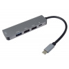 PremiumCord USB-C na HDMI + USB3.0 + 2x USB2.0 + PD(power delivery) adaptér ku31dock15