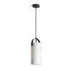 RENDL JULIETTA 31 závesná opálové sklo/čierna 230V LED E27 15W