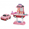 Dievčenský kozmetický salón v aute 2 v 1 BABY MIX Farba: Ružová