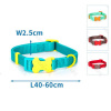 Obojok Nobleza s kostičkou Neon L (š.2,5cm x d.40-60cm) Farba: Zelená