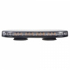LED SLIM rampa 12V / 24V - oranžová 42x3W LED ECE R10/R65 magnetická (365x173x46,5mm)