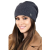 Kamea Grafitová dámska čiapka na zimu Kamea Lily, Veľkosť uni, Farba grafitová (odt. tmavošedej)