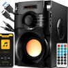 BEZDRÔTOVÝ REPRODUKTOR BLUETOOTH RÁDIO FM PRENOSNÁ USB AUX VEŽA + DIAĽKOVÝ OVLÁDAČ