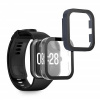 2x Púzdro kwmobile Xiaomi Redmi Watch 4 průhledná, černá