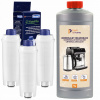 ODVÁPŇOVAČ 1L+3x FILTER PRE EXPRES DELONGHI DINAMICA PLUS ECAM ELETTA ESAM