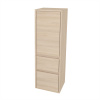 Mereo Opto kúpeľňová skrinka vysoká 125 cm, pravé otváranie, Multidecor, Javor Hard šampanský CN995PJHS2