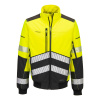 PORTWEST HI-VIS EV4 EV468 / Pánsky softshellový bomber - žltá/čierna XL