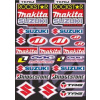 A3 Nálepky YAMAHA, MONSTER, FOX, ONE, MOTOSPORT