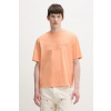 Tommy Jeans basic tričko pánske bavlnené DM0DM22545 oranžová L