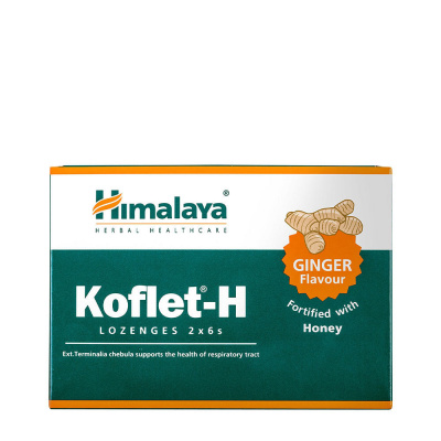 Himalaya Koflet-H Ginger 12 lozenges