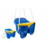 Detská hojdačka modrá plastová 33x30x28cm nosnosť 25kg v sieti 12m+