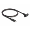 Delock Kábel USB-C USB 3.2 Gen2 USB-C ® zásuvka, USB-C ® zástrčka 1.00 m čierna 87824; 87824