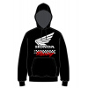 Pánská mikina Fox Honda Fleece Po L Black