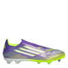 adidas F50 League Laceless Adults Firm Ground Football Boots Purple/White 9 (43.3)
