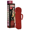 Fetish Collection Bondage lano 3m červené