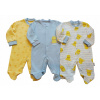 Dojčensky overal - PAJACYK NECIXS 56 ECRU, ružová, šedá, viacfarebná (Baby Pajecki 56 Set 3 ks. Layette)