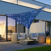Haushalt international Haushalt international Tieniaca plachta UV 90+ s LED diódami, trojuholník 3 x 3 x 3 m