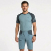 Komplet DYNAFIT Alpine Pro M S/S TEE + Transalper Dynastretch Shorts M Smoke Blue
