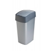 Kôš Curver® PACIFIC FLIP BIN 45L, 37,6x29,4x65,3 cm, antracit/šedý, na odpad