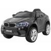 Ramiz Elektrické autíčko BMW X6M EVA kolesá, vstup MP3,USB,SD,AUX, DO 2.4 GHz Kožené sedadlo Originál licencia čierna