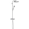 AXOR One Showerpipe EcoSmart nástenný sprchový systém s termostatom, horná sprcha 1jet priemer 265 mm, ručná sprcha 1jet, chróm, 48795000