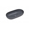 Swiss aqua technologies Umyvadlo na desku SAT Cemento 65x35 cm antracit bez přepadu CEM6535A