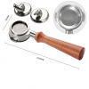 COFFEEART Portafilter 58mm 3in1 Light Rosewood 15F