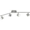 LED bodové svietidlo TRIO RE R82154107 ROUBAIX 4x 3,5 W 4x 400 lm 3000 K matný nikel