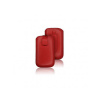 Nasúvacie púzdro Forcell Deko pre Samsung I9000 Galaxy S/i8190 S3 Mini/S7560 /G357 Galaxy Ace 4 červené