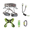 Ocun Via Ferrata Twist + Chest set barva grey silver/green velikost XS-M