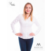 Biela dámska košeľa Slim Fit VS-DK1728