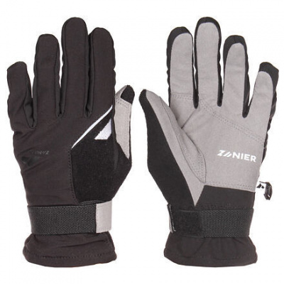 Zanier Loipe softshellové rukavice čierna (č. 7)