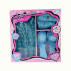 Alltoys Set pro princeznu modrý, sukýnka, pantoflíčky, kabelka