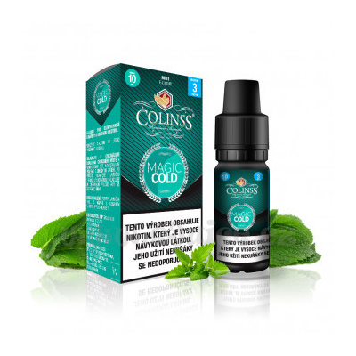 E-liquid Colinss 10ml : Magic Cold (Mäta) 0mg