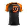 Detský Rashguard REVGEAR s krátkym rukávom - oranžová Youth S