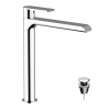 Teorema XS - Umývadlová batéria stojanková s výpusťou Click-Clack, výška 245 mm, chróm 8X370