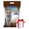 Premium Cat Clumping Bentonite Litter - Káva pre mačky 20kg + Prekvapenie pre mačku ZADARMO!