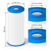 Crystalline Pool Spa Filter Filtračné kartuše SC751