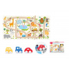 Wiky Mäkké bloky s autíčkom safari 8ks WKW051049