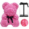 Veľký Ružový Medveď z Ruží - 40 cm Darčekový