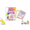 Teddies Kúzelné maľovanie vodou/blok s ceruzkou princeznej created 4 listy