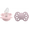 BIBS Infinity anatomické cumlíky zo silikónu 2ks - veľkosť 2 - Blossom / Dusky Lilac